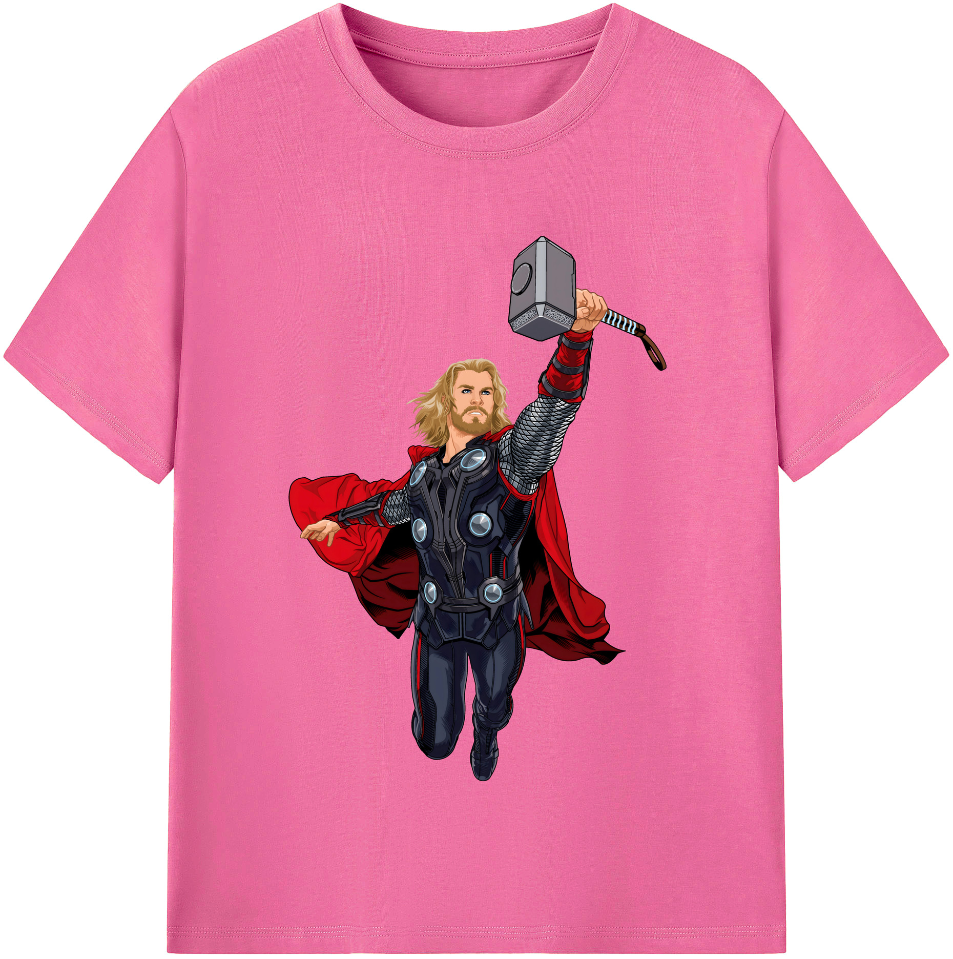 （画像用） アベンジャーズ The Avengers レディースカジュアルプリントTシャツ（綿100％）